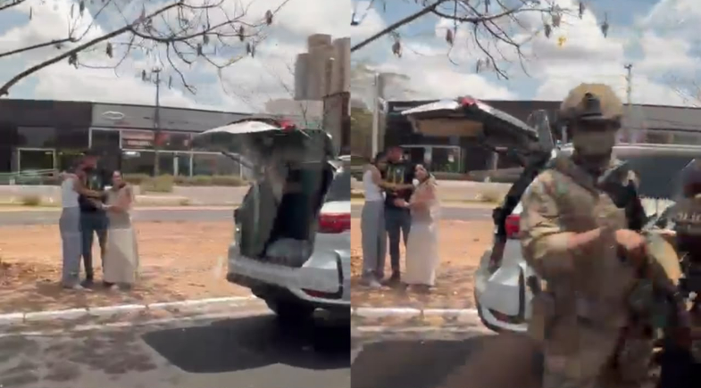 Vereador Draga Alana é interceptado pela PF em Teresina | Reprodução