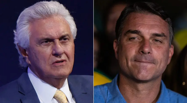 Caiado apoia Flávio após chamá-lo de ladrão | Reprodução