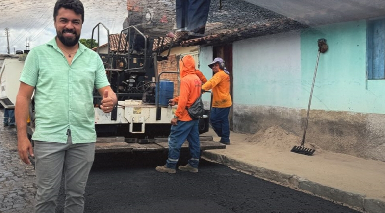 Guadalupe amplia pavimentação urbana com novas melhorias nas ruas