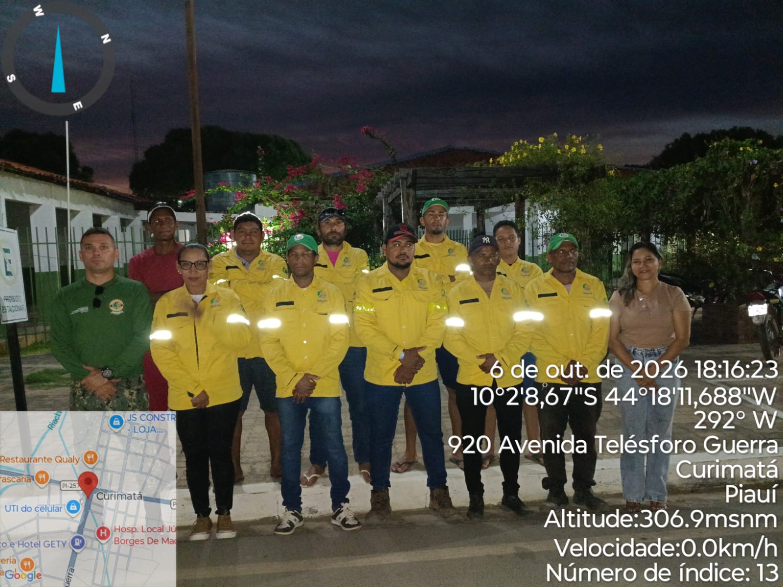 Curimatá reúne órgãos e brigada florestal- Divulgação/ASCOM