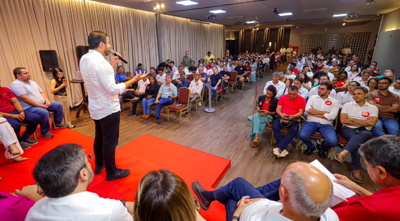 Rafael Fonteles reúne base aliada e apresenta seis frentes de mobilização para reeleição de Lula | Divulgação/Ascom