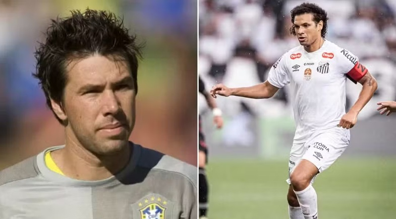 Ex-goleiro Doniéber Alexander Marangon, o Doni (à esquerda), está sendo processado pelo jogador Willian Souza Arão da Silva  | Reprodução