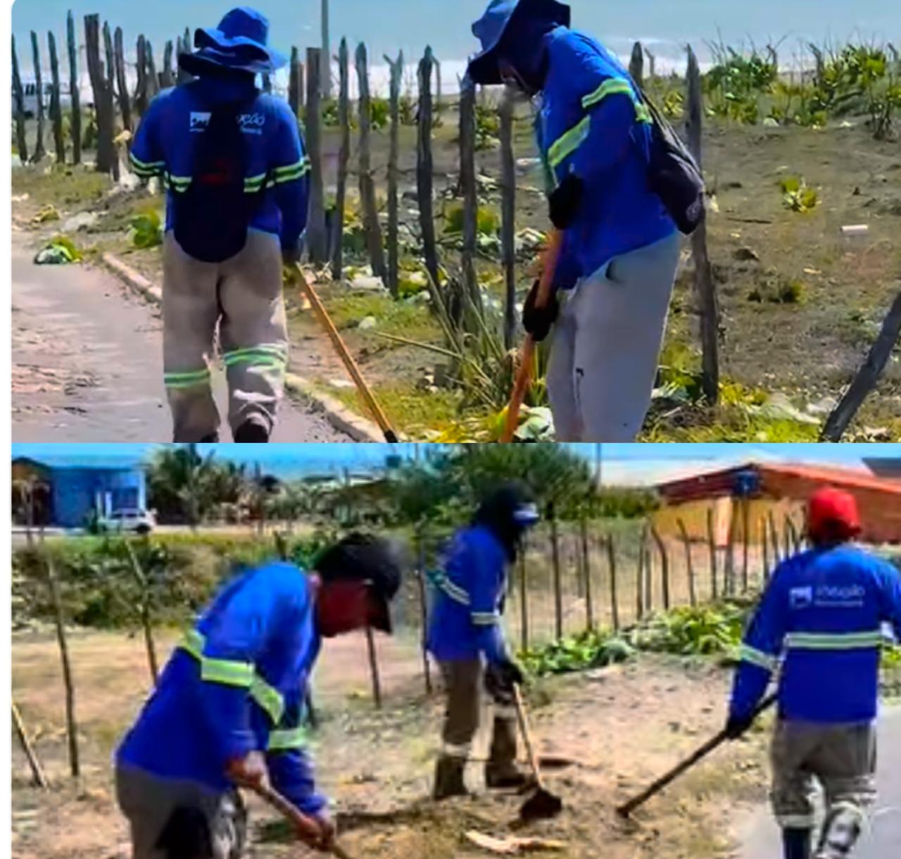 Prefeitura de Luís Correia segue realizando ações de limpeza pública no município - Imagem 1