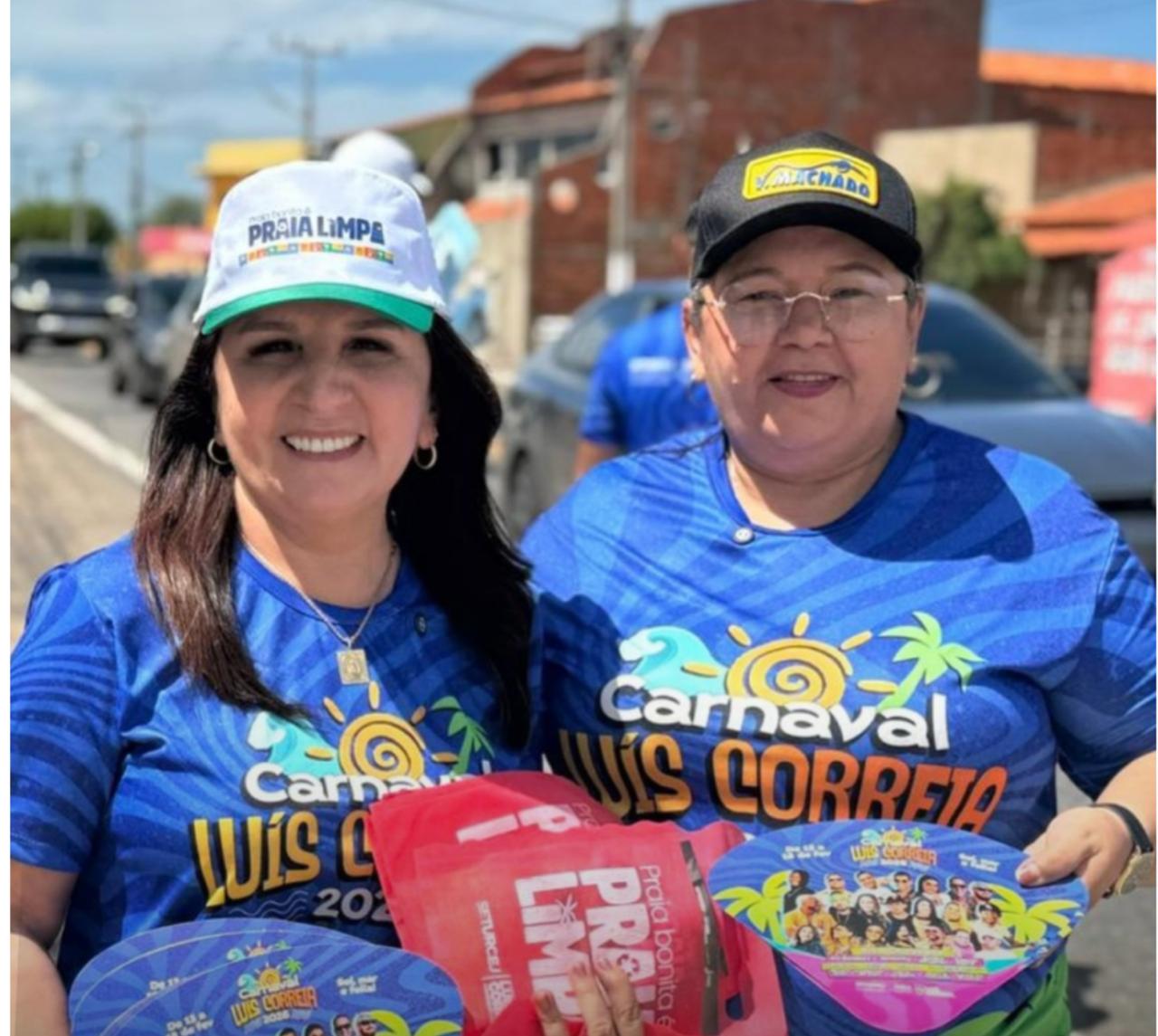 Recepção aos turistas na entrada da cidade  - Foto: Prefeitura de Luís Correia