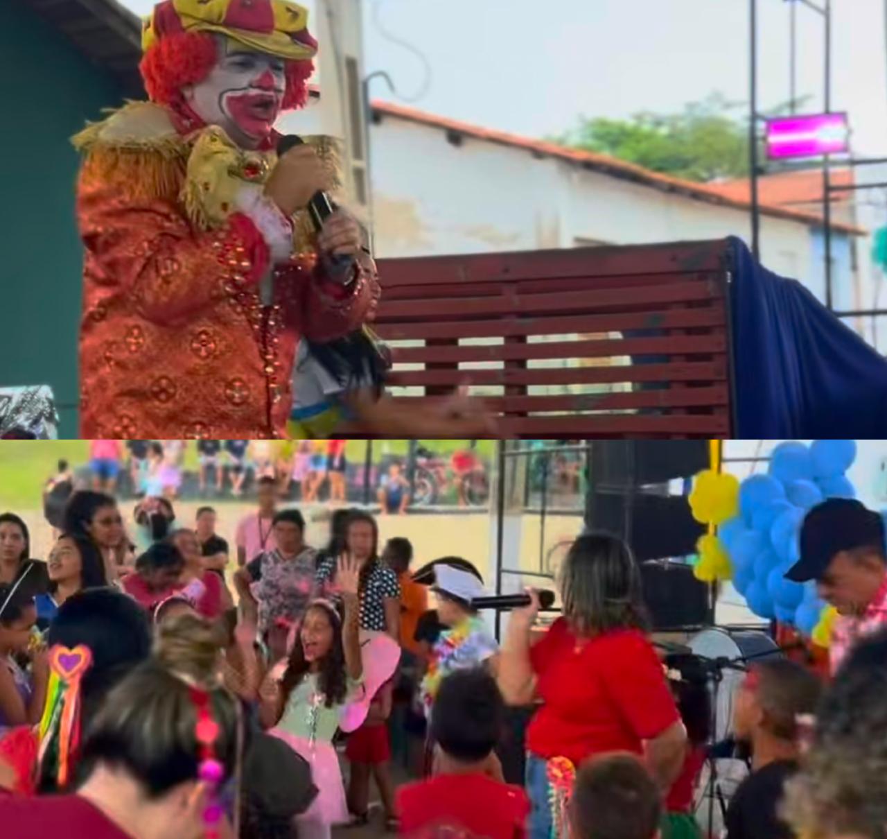 Bloquinho de Carnaval para crianças do município