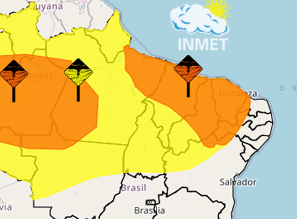 Piauí fica sob alerta de chuvas intensas até sexta-feira, segundo dados do Inmet - Imagem 1