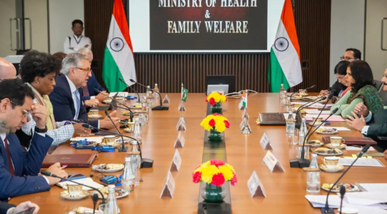 Reunião da comitiva na Índia | Rafael Nascimento/MS