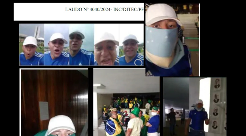 O bolsonarista Apolo Carvalho da Silva, de 28 anos, conseguiu fugir e chegou à Europa. | Reprodução