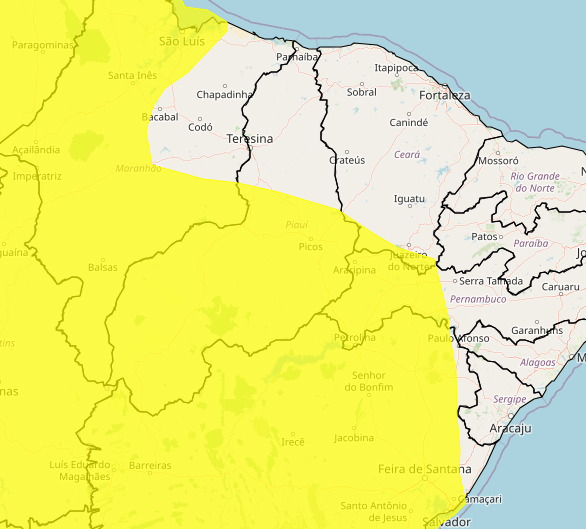 Chuvas intensas. /Foto: Inmet