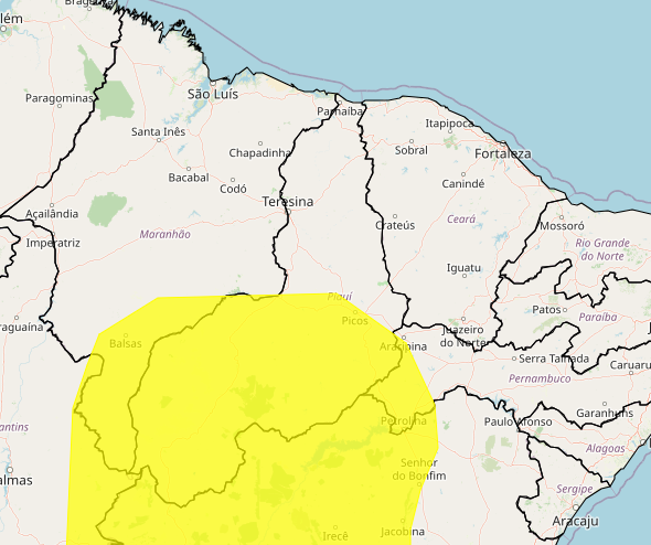 Tempestades. /Foto: InmetTempestades. /Foto: Inmet