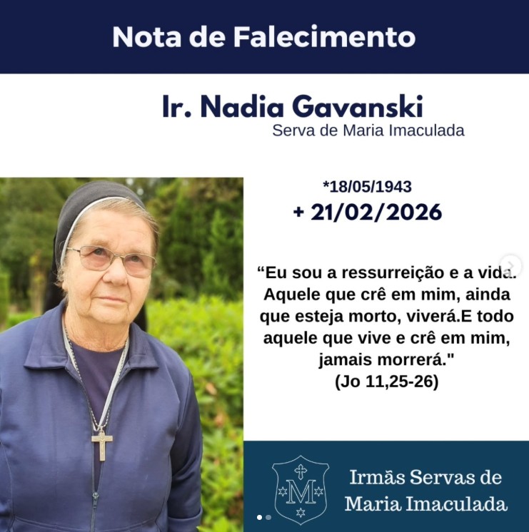 Nota publicada na página do convento no Instagram - Foto: reprodução/Redes sociais