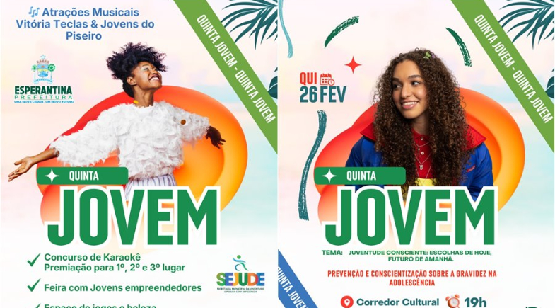 Esperantina realiza 1ª edição do “Quinta Jovem” com foco em conscientização e lazer para a juventude