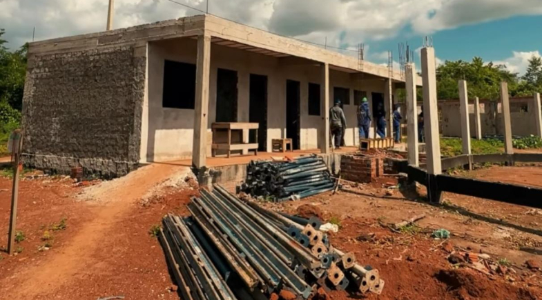 Obras da nova Escola Municipal seguem em ritmo acelerado na zona rural de Campo Maior