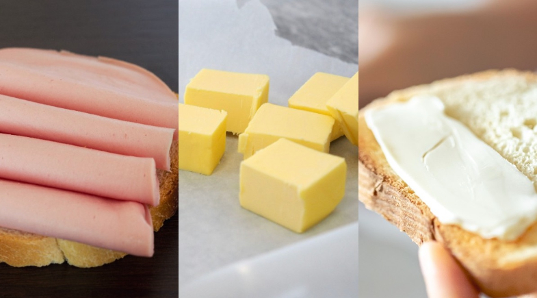 Saiba as diferenças entre presunto e apresuntado, manteiga e margarina, requeijão e cream cheese