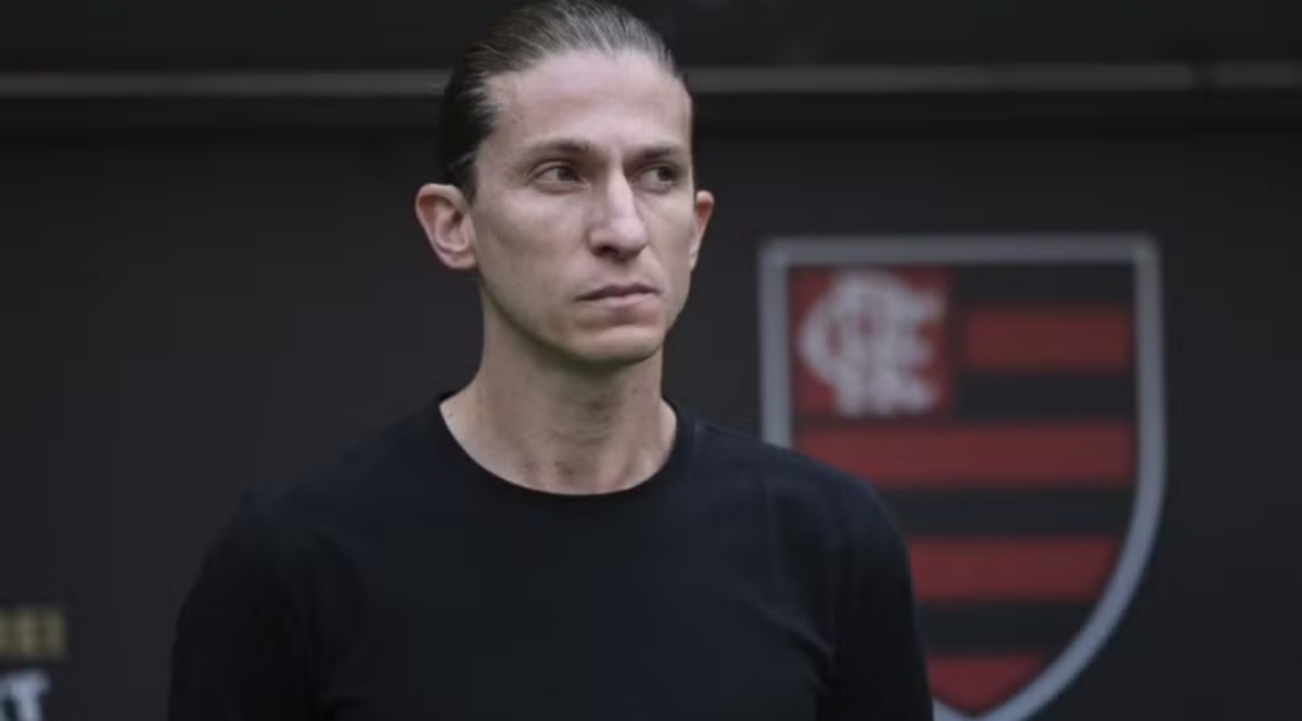 Filipe Luís, Técnico do Flamengo (Foto: Reprodução/ Mateus Bonomi/AGIF)