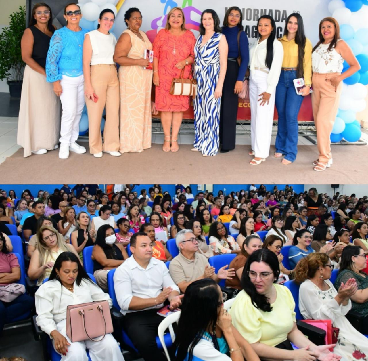 Profissionais da educação participam da culminância da IX Jornada Pedagógica -  Foto: Prefeitura de FlorianoProfissionais da educação participam da culminância da IX Jornada Pedagógica -  Foto: Prefeitura de Floriano