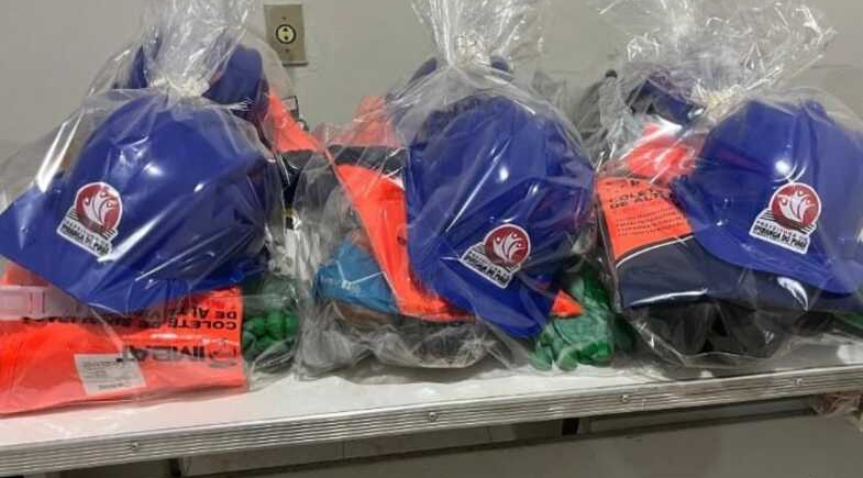 Prefeitura de Ipiranga realiza entrega de EPIs a catadores de materiais recicláveis