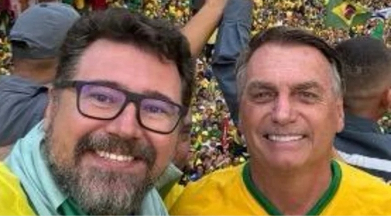 Bolsonaro e Marcos Pollon  | Reprodução 