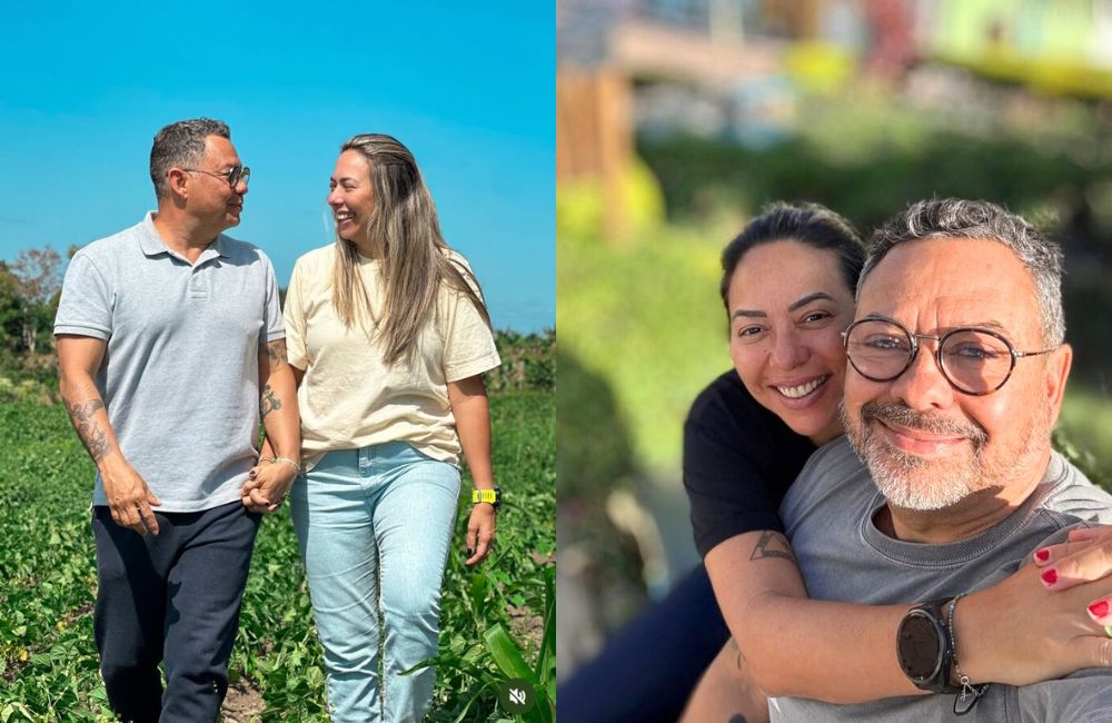 Foto: Prefeita e seu marido, delegado Wagner Marinho - Reprodução/Instagram