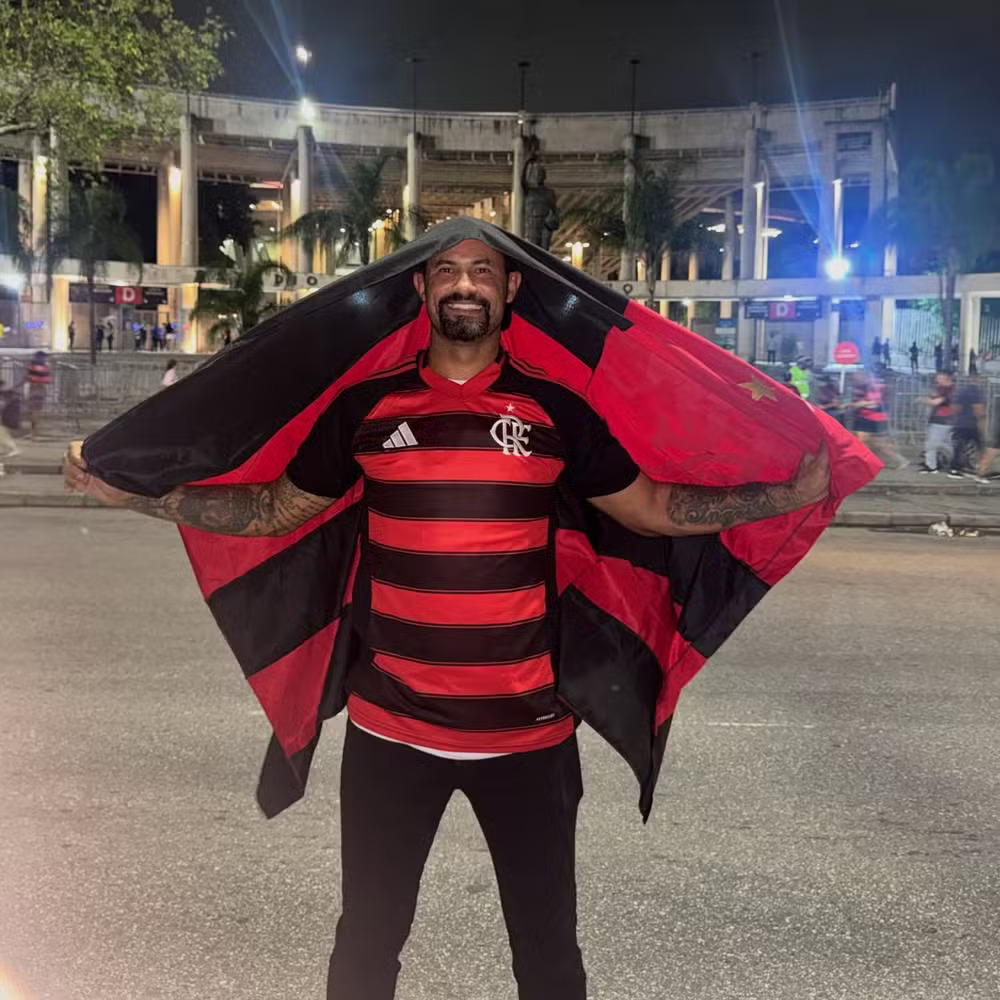 Ex-goleiro Bruno Fernandes no Maracanã — Foto: Reproduçã