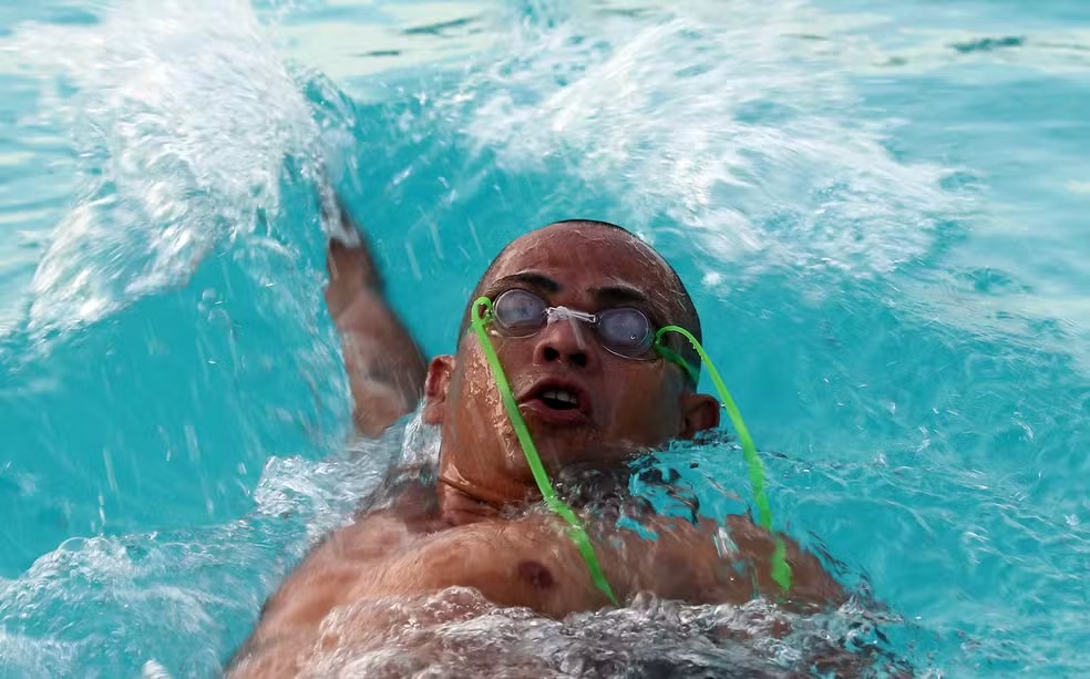 Adriano Lima fez história na natação — Foto: Patrícia Santo/MPIX/CPB 