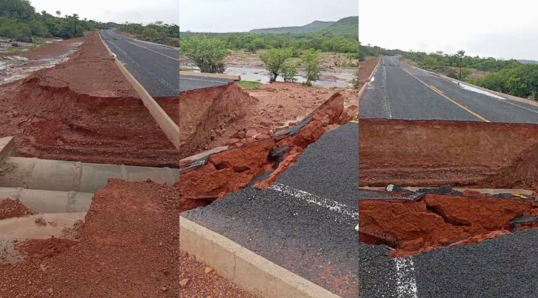 Rodovia em Castelo do Piauí | FOTO: Reprodução