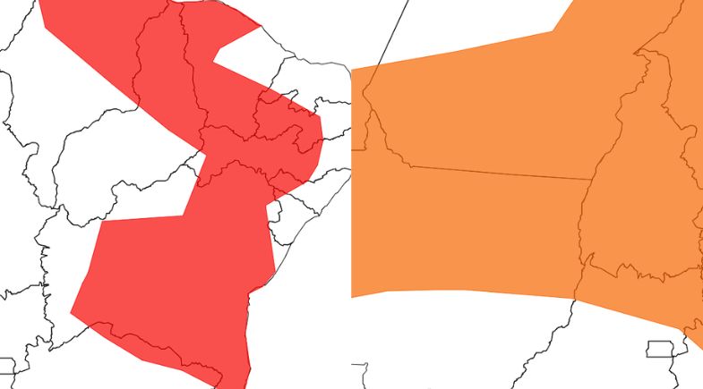 Alerta de chuvas no Piauí - Reprodução/INMET