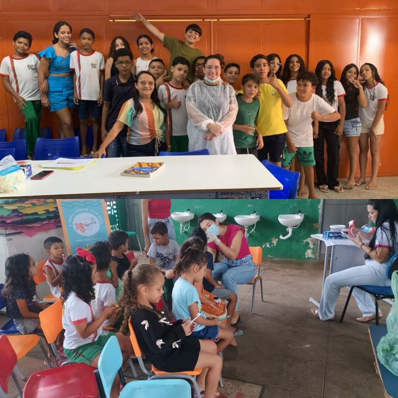 Alunos recebem orientações e atendimentos de saúde bucal nas escolas - Foto: Prefeitura de Castelo do PiauíAlunos recebem orientações e atendimentos de saúde bucal nas escolas - Foto: Prefeitura de Castelo do Piauí