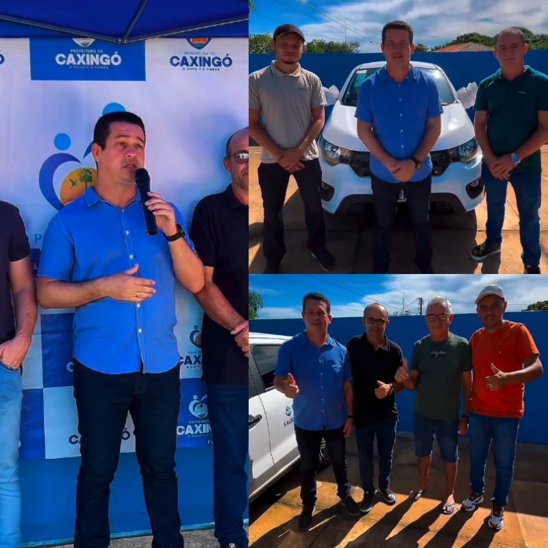 Prefeitura de Caxingó entrega novo veículo para reforçar atendimento em saúde | Divulgação/Secom