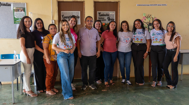 Prefeitura de Tanque do Piauí recebe equipe estadual do programa Criança Feliz para alinhamento de ações