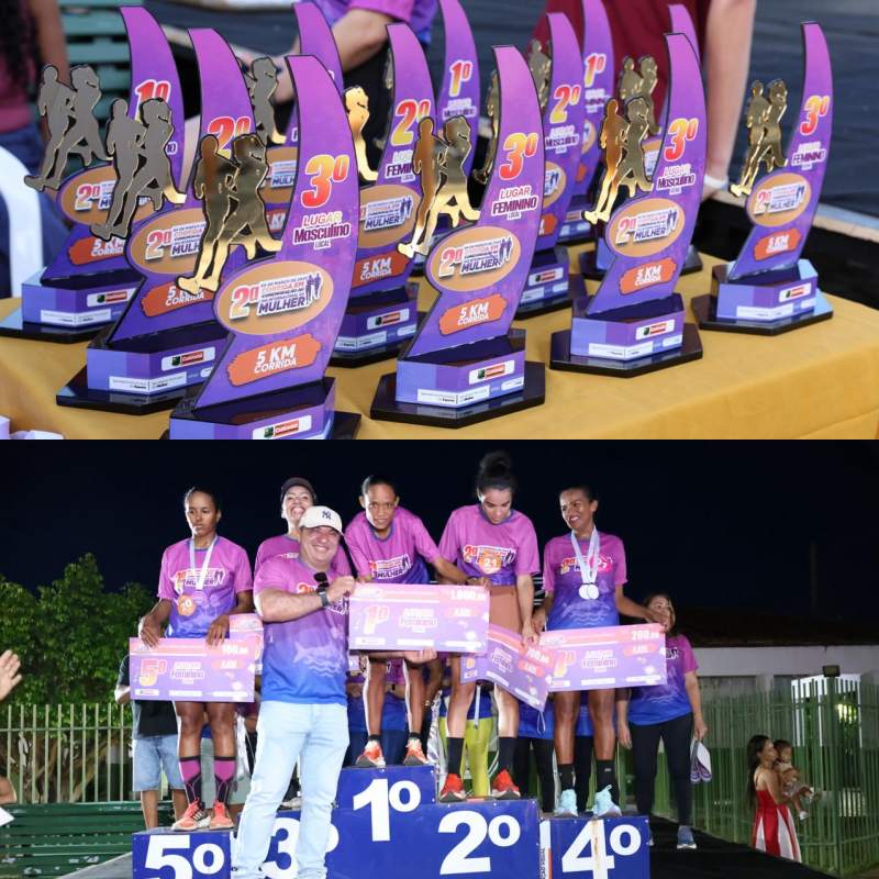 2ª Corrida em alusão ao Dia Internacional da Mulher reúne atletas em Curimatá - Divulgação/ASCOM