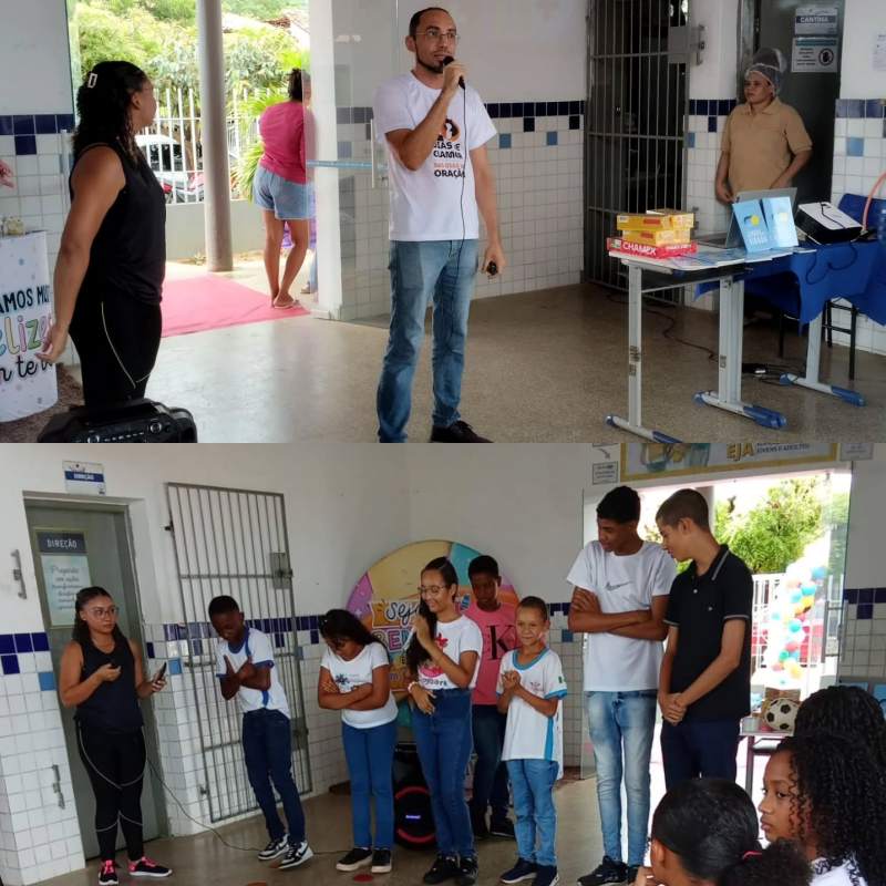 Ações educativas marcam início do período letivo na Escola Marques da Rocha - Foto: Prefeitura de Landri SalesAções educativas marcam início do período letivo na Escola Marques da Rocha - Foto: Prefeitura de Landri Sales