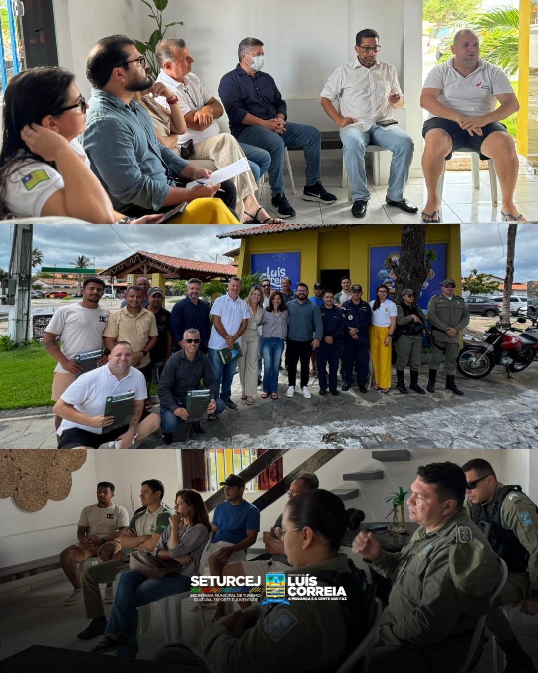 Reunião discute organização do roteiro Encanto dos Guarás em Luís Correia - Divulgação/ASCOM