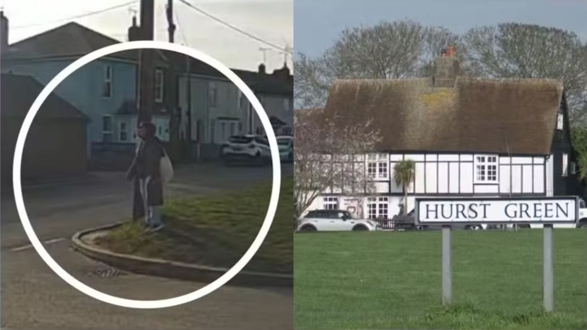 Na tarde em que desapareceu, Vitória Barreto foi vista por volta das 14h30 na área de Hurst Green (Foto: Polícia de Essex/Reprodução)