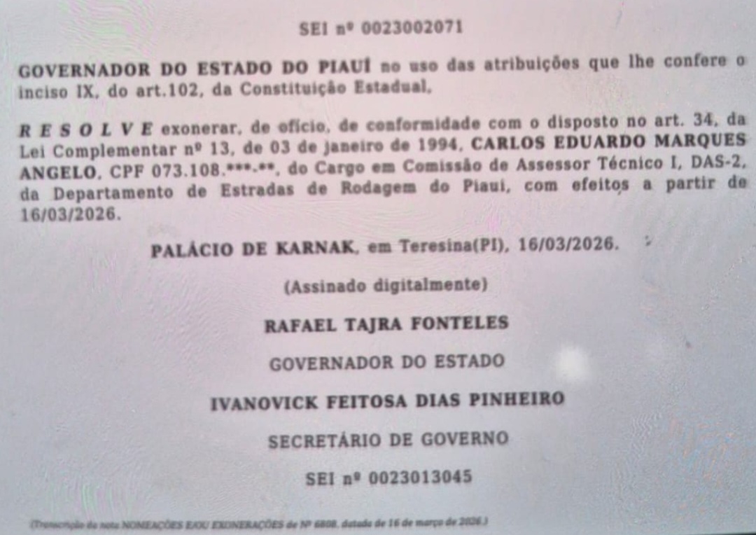Rafael exonera engenheiro que atropelou e matou trabalhador por aplicativo na Avenida Frei Serafim - Imagem 1