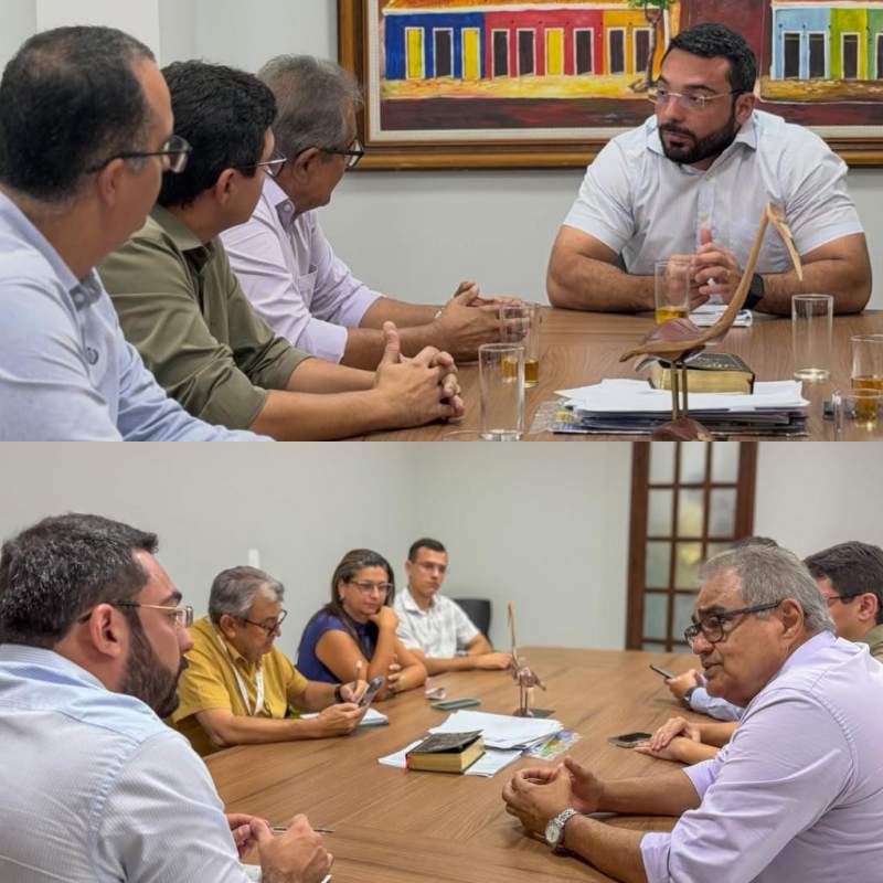 Prefeito realiza reunião com foco em ações estratégicas para o município - Divulgação/ASCOMPrefeito realiza reunião com foco em ações estratégicas para o município - Divulgação/ASCOM