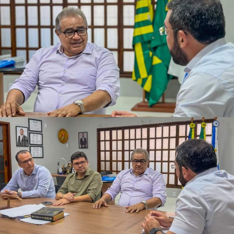 Prefeito realiza reunião com foco em ações estratégicas para o município - Divulgação/ASCOM