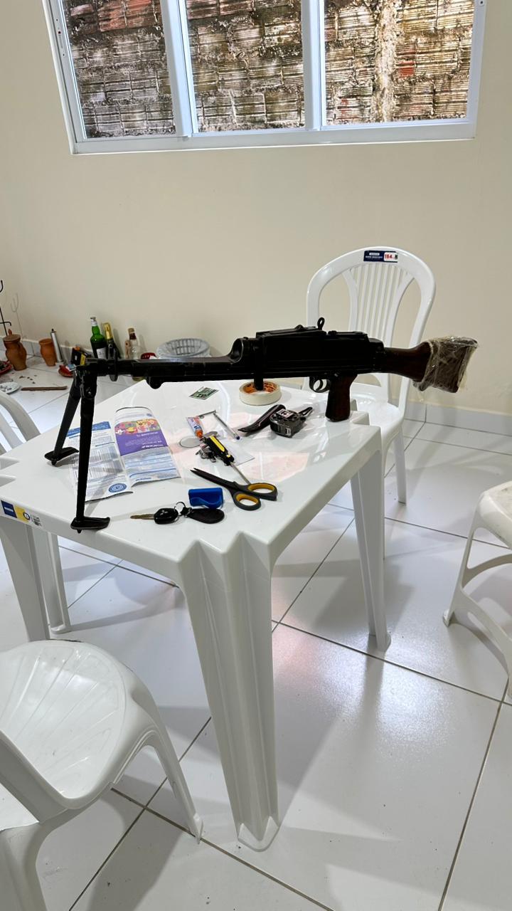Arma apreendida em Teresina | FOTO: SSPArma apreendida em Teresina | FOTO: SSP
