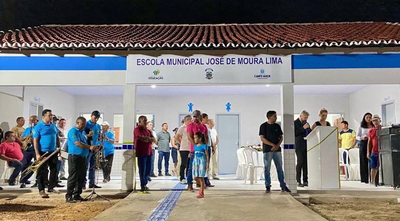 Inauguração da Escola José de Moura Lima marca avanço na educação de Campo Maior