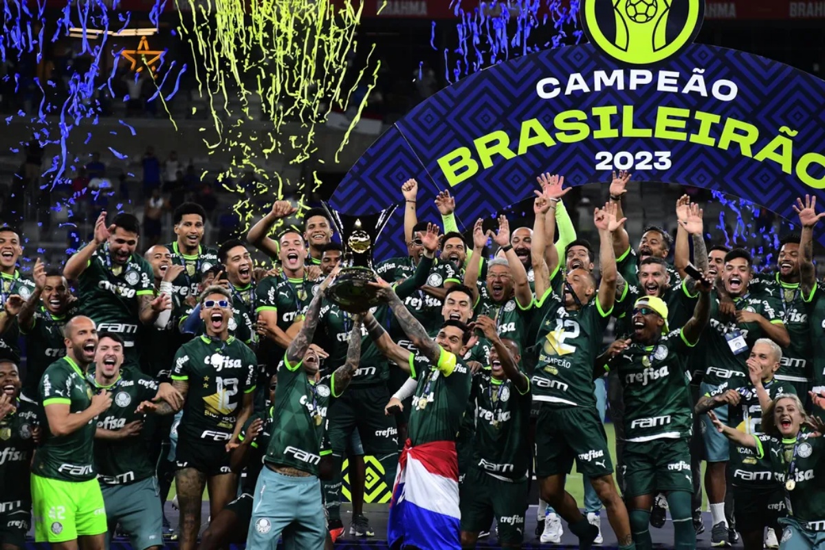 Palmeiras foi o campeão brasileiro em 2023 (Foto: Marcos Ribolli )