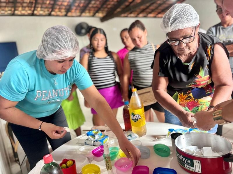 Curso de produção de polpa de frutas - Foto: Prefeitura de UniãoCurso de produção de polpa de frutas - Foto: Prefeitura de União