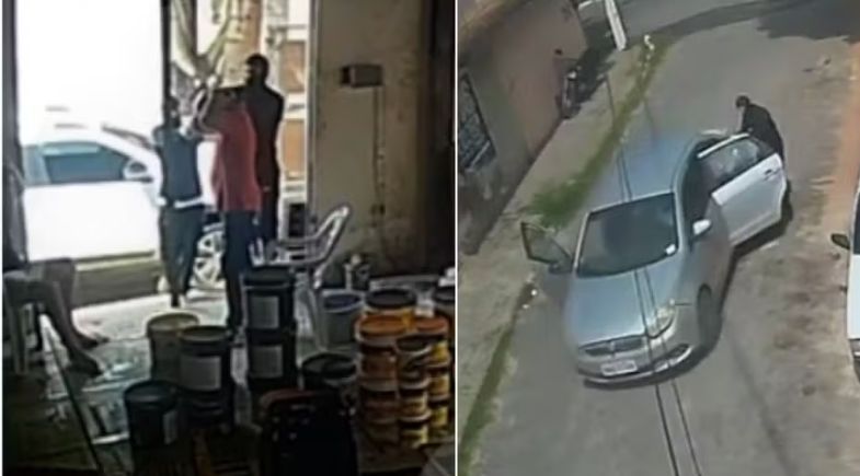 Família foi feita de refém antes da execução do gestor - Foto: Reprodução 