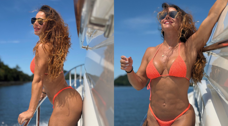 Viviane Araujo exibe corpão em iate de luxo e web reage: “Nossa rainha”