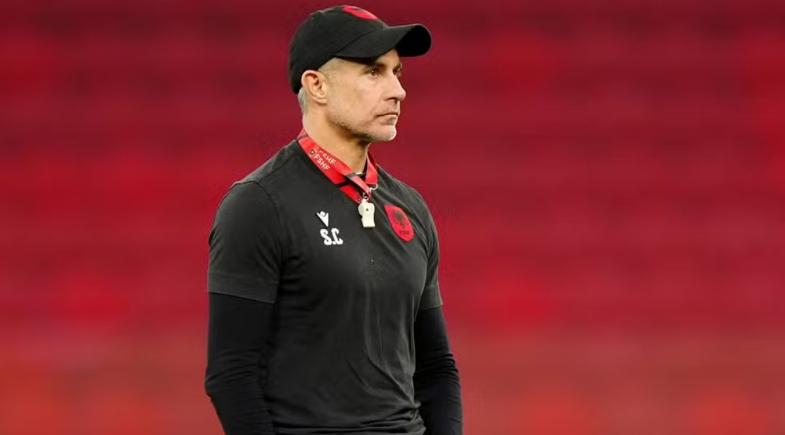 Sylvinho, técnico da Albânia | Reprodução/ Getty Images