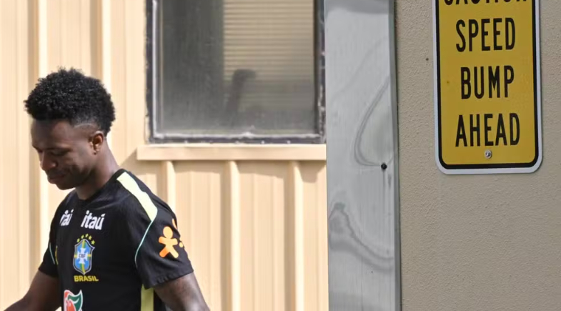 Vini Jr. treino seleção brasileira EUA | Foto: André Durão