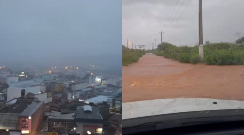 Chuvas em Picos | Reprodução/ Redes sociais