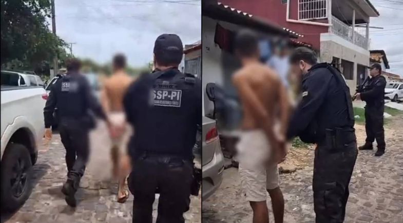 Homem preso em Teresina | SSP
