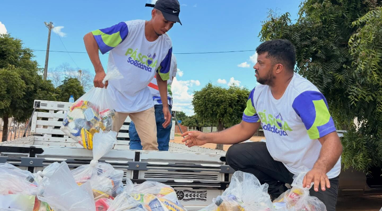 Ação Páscoa Solidária distribui cerca de 4 mil cestas básicas em São Raimundo Nonato