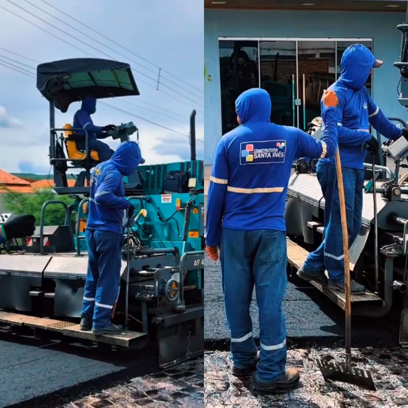 Francisco Santos inicia mais uma etapa de pavimentação asfáltica em ruas do município | Divulgação/SECOM