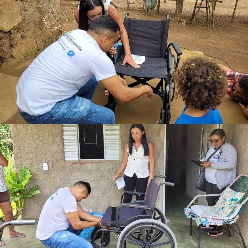 Francinópolis fortalece ações de saúde com entrega de equipamentos de mobilidade | Divulgação/Ascom